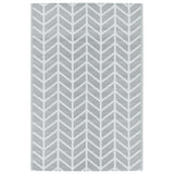 Vidaxl buitenkleed arakil 120x180 cm pp grijs