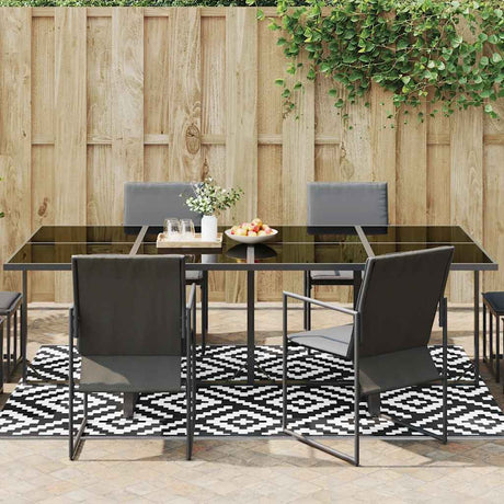 Vidaxl buitenkleed arakil 160x230 cm pp wit en zwart