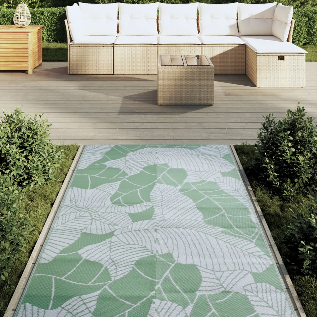 Vidaxl buitenkleed arakil 120x180 cm pp groen