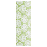 Vidaxl buitenkleed arakil 80x250 cm polypropeen groen