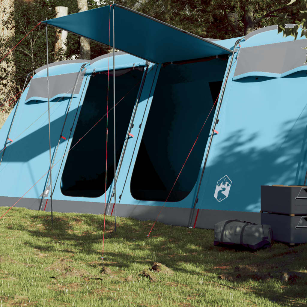 VidaXL Tunneltent 10-persoons waterdicht blauw