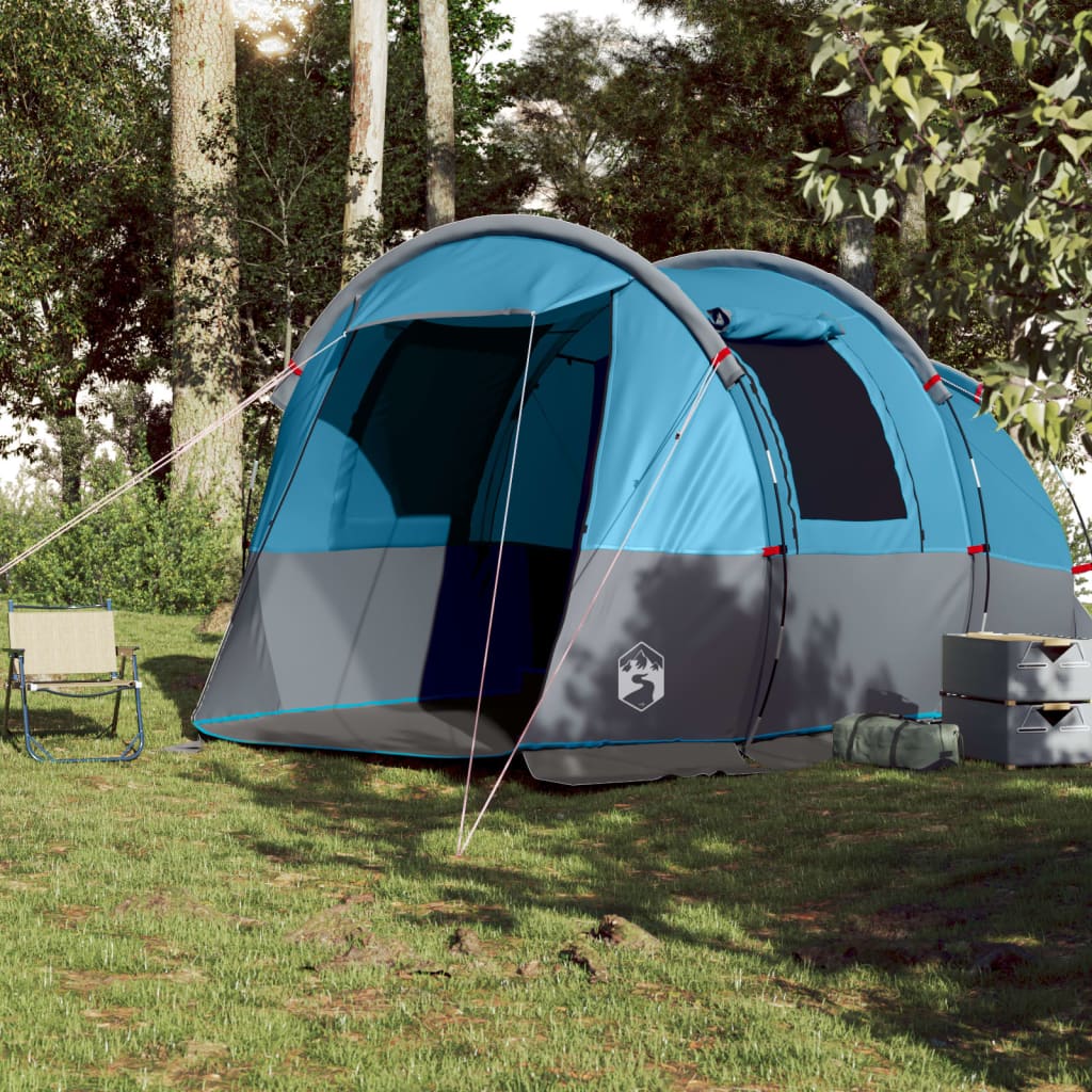 VidaXL Tunneltent 4-persoons waterdicht blauw