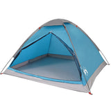 Vidaxl koepeltent 2-persoons waterdicht blauw