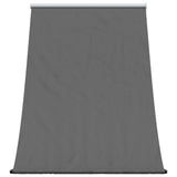 Vidaxl luifel uittrekbaar 100x150 cm stof en staal antracietkleurig