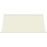 Vidaxl luifel uittrekbaar 300x150 cm stof en staal crèmekleurig