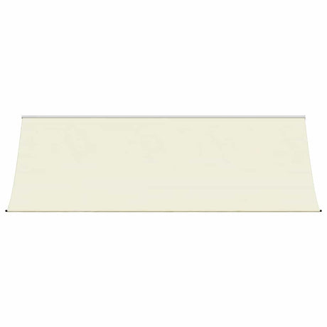 Vidaxl luifel uittrekbaar 350x150 cm stof en staal crèmekleurig