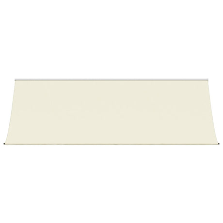 Vidaxl luifel uittrekbaar 400x150 cm stof en staal crèmekleurig