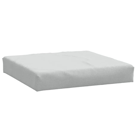 Vidaxl palletkussen 60x60x9,5 cm stof gemêleerd lichtgrijs