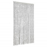Vidaxl vliegengordijn 100x230 cm chenille grijs