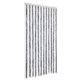 Vidaxl vliegengordijn 100x200 cm chenille grijs en wit