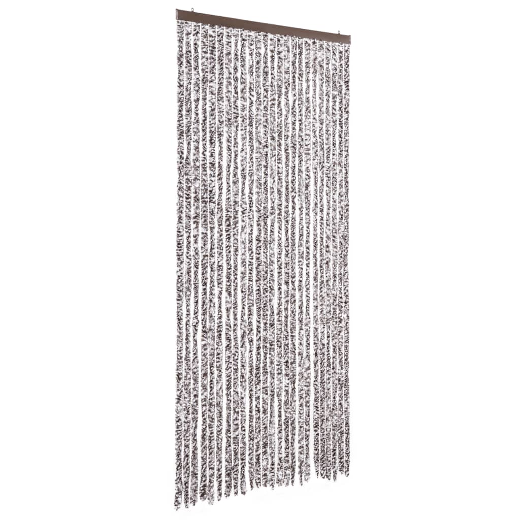 Vidaxl vliegengordijn 100x230 cm chenille bruin en beige