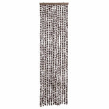 Vidaxl vliegengordijn 56x200 cm chenille beige en bruin