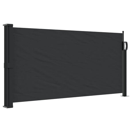 VidaXL Windscherm uittrekbaar 100x300 cm zwart