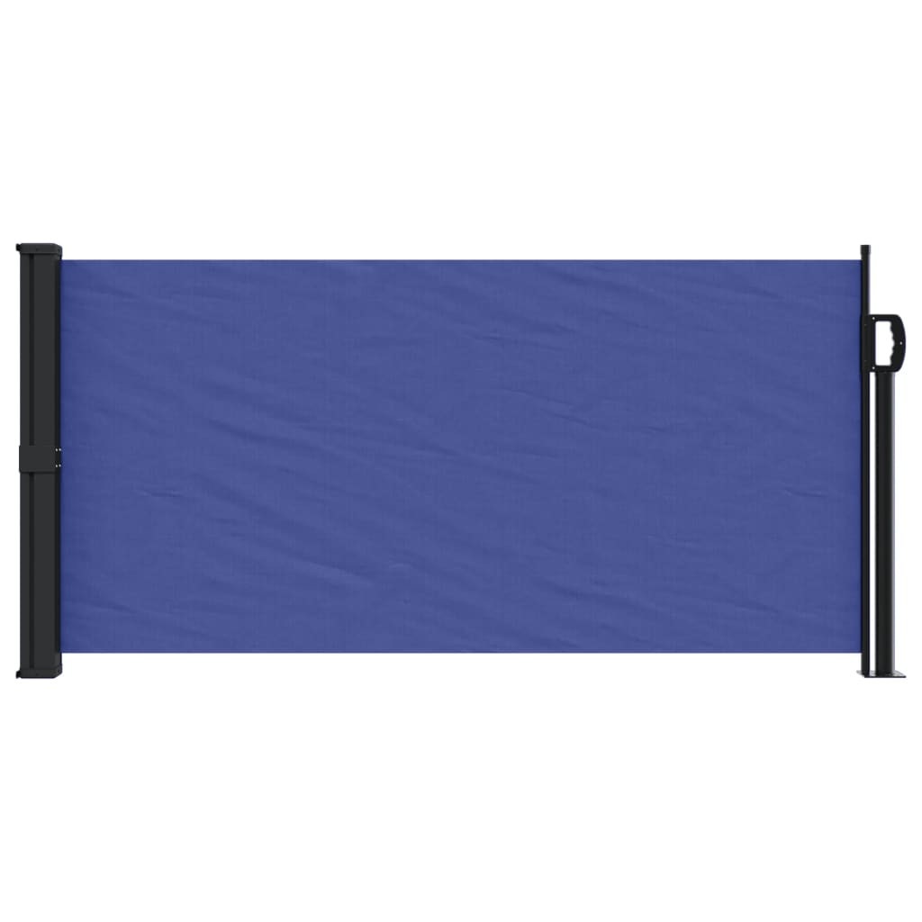 VidaXL Windscherm uittrekbaar 100x300 cm blauw