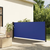 VidaXL Windscherm uittrekbaar 100x300 cm blauw