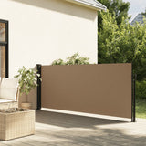 VidaXL Windscherm uittrekbaar 100x300 cm taupe