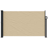 Vidaxl windscherm uittrekbaar 117x300 cm beige