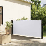 Vidaxl windscherm uittrekbaar 117x300 cm wit