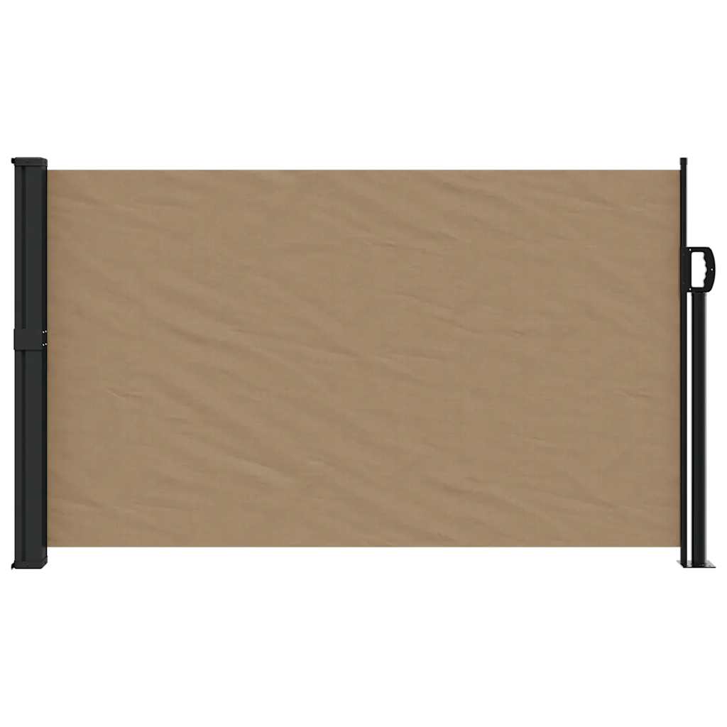 VidaXL Windscherm uittrekbaar 117x300 cm taupe