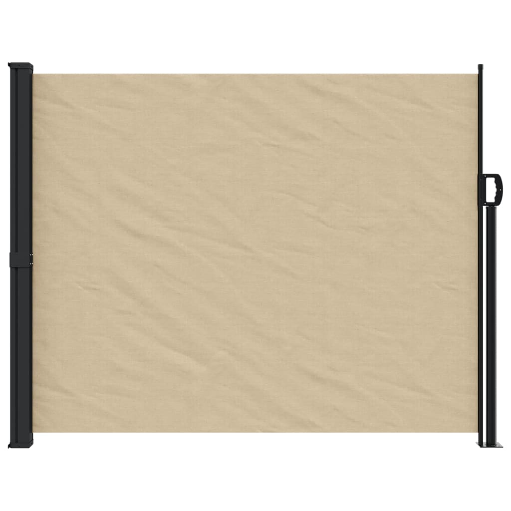 VidaXL Windscherm uittrekbaar 160x300 cm beige