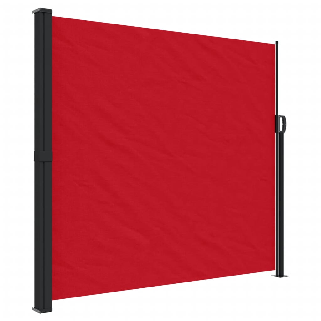 Vidaxl windscherm uittrekbaar 180x300 cm rood