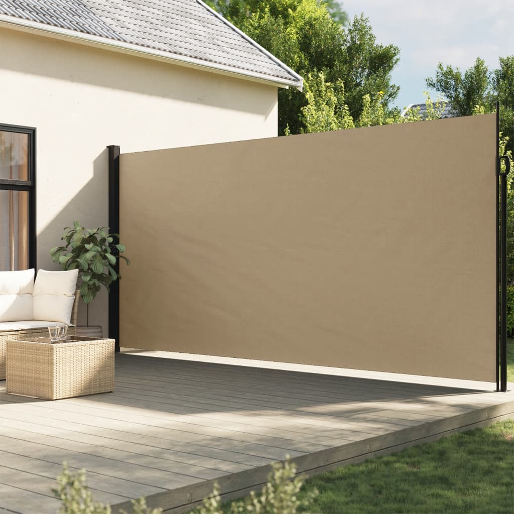 VidaXL Windscherm uittrekbaar 200x300 cm beige