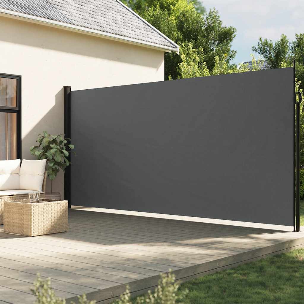 Vidaxl uitschuifbaar zijluifel antraciet 220x300 cm