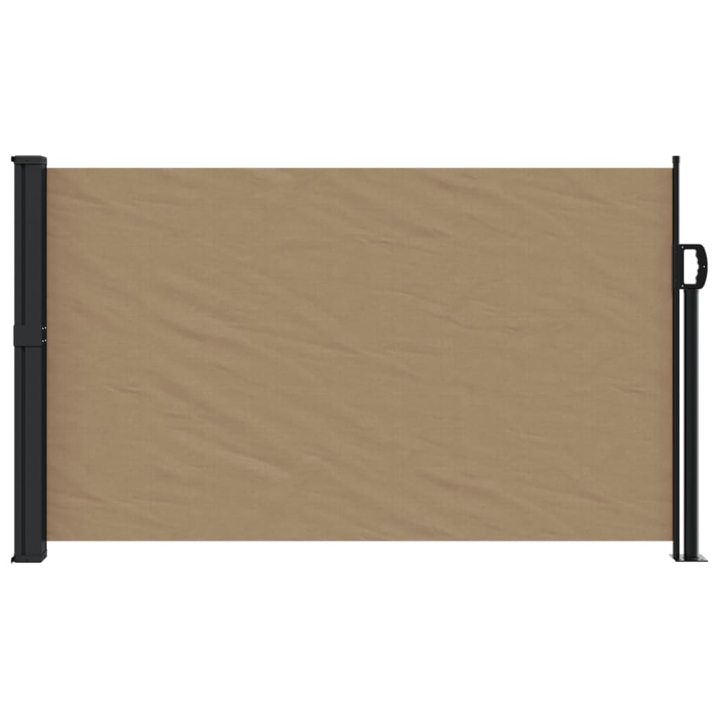 VidaXL Windscherm uittrekbaar 120x500 cm taupe