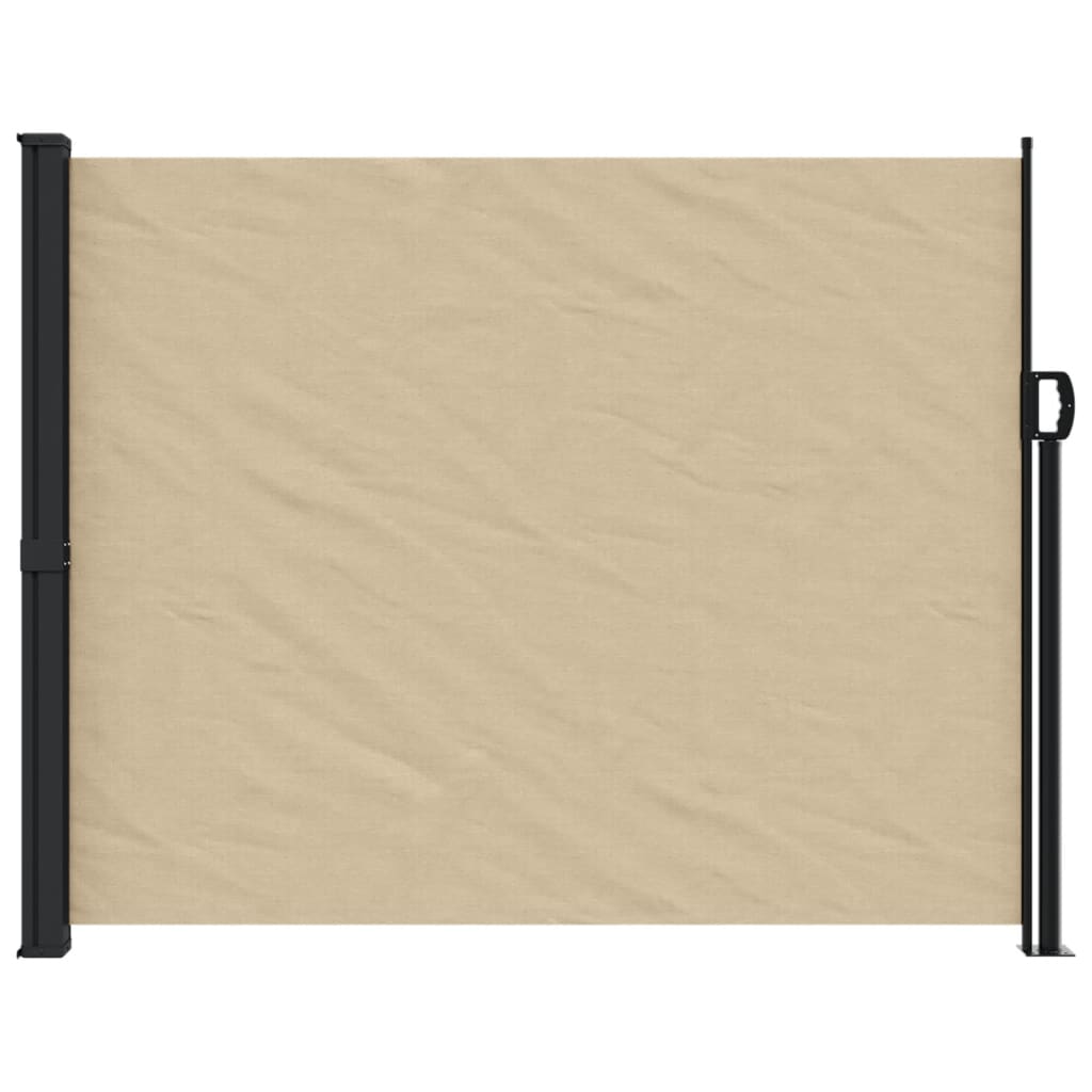 VidaXL Windscherm uittrekbaar 160x500 cm beige