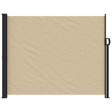 VidaXL Windscherm uittrekbaar 160x500 cm beige