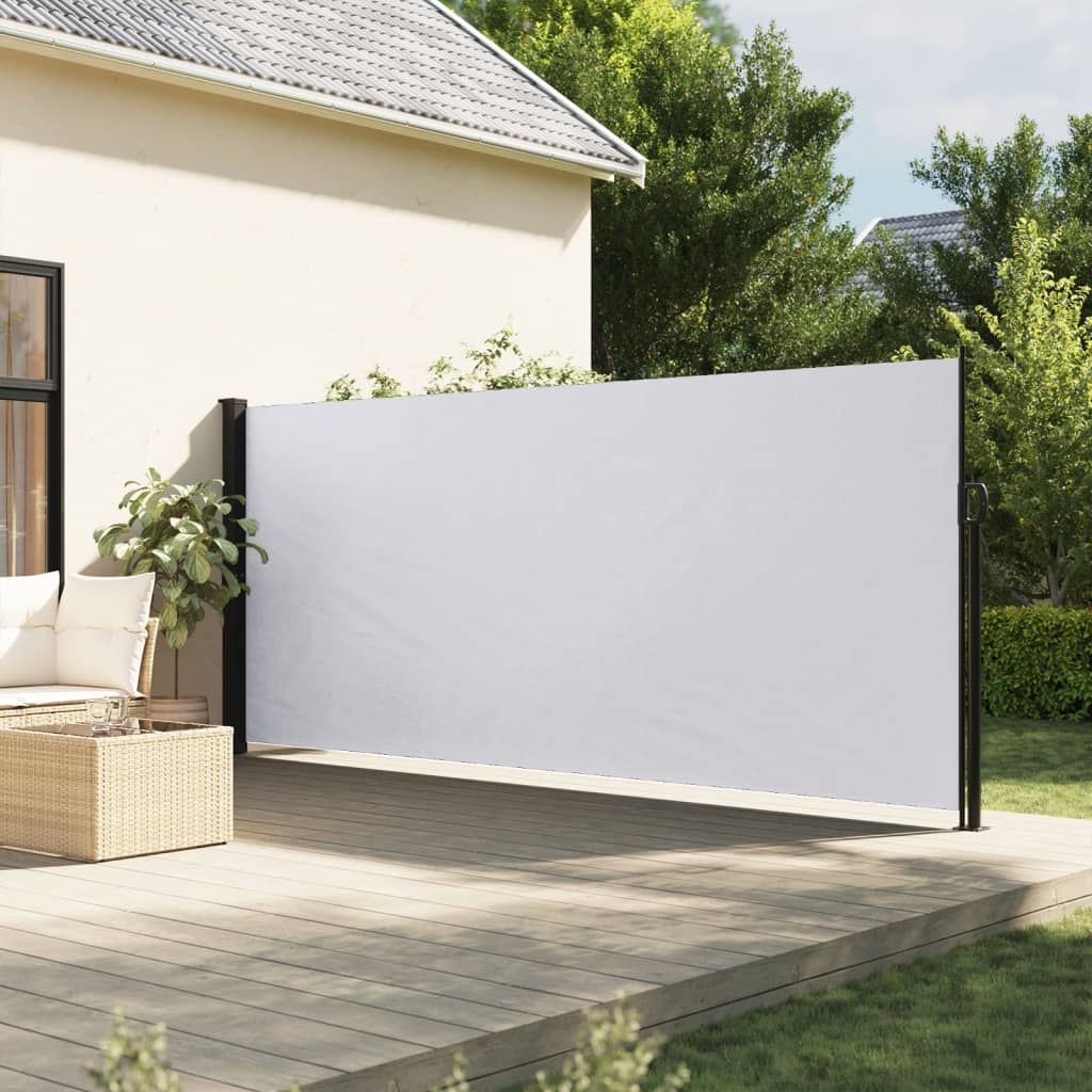 VidaXL Windscherm uittrekbaar 180x500 cm wit