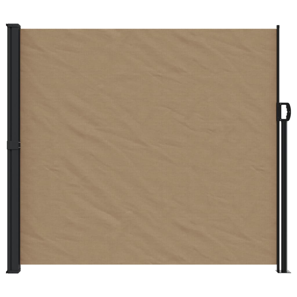 VidaXL Windscherm uittrekbaar 180x500 cm taupe