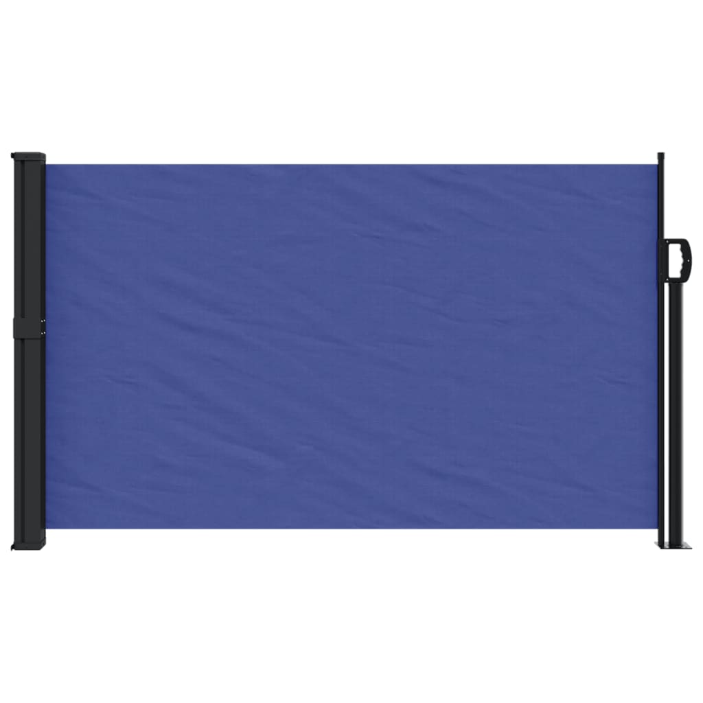 VidaXL Windscherm uittrekbaar 120x600 cm blauw