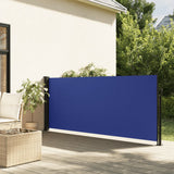 VidaXL Windscherm uittrekbaar 120x600 cm blauw