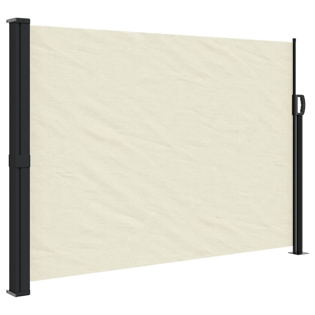 Vidaxl windscherm uittrekbaar 140x600 cm crème