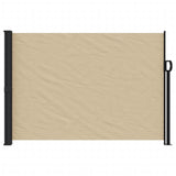 VidaXL Windscherm uittrekbaar 140x600 cm beige