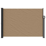 VidaXL Windscherm uittrekbaar 140x600 cm taupe