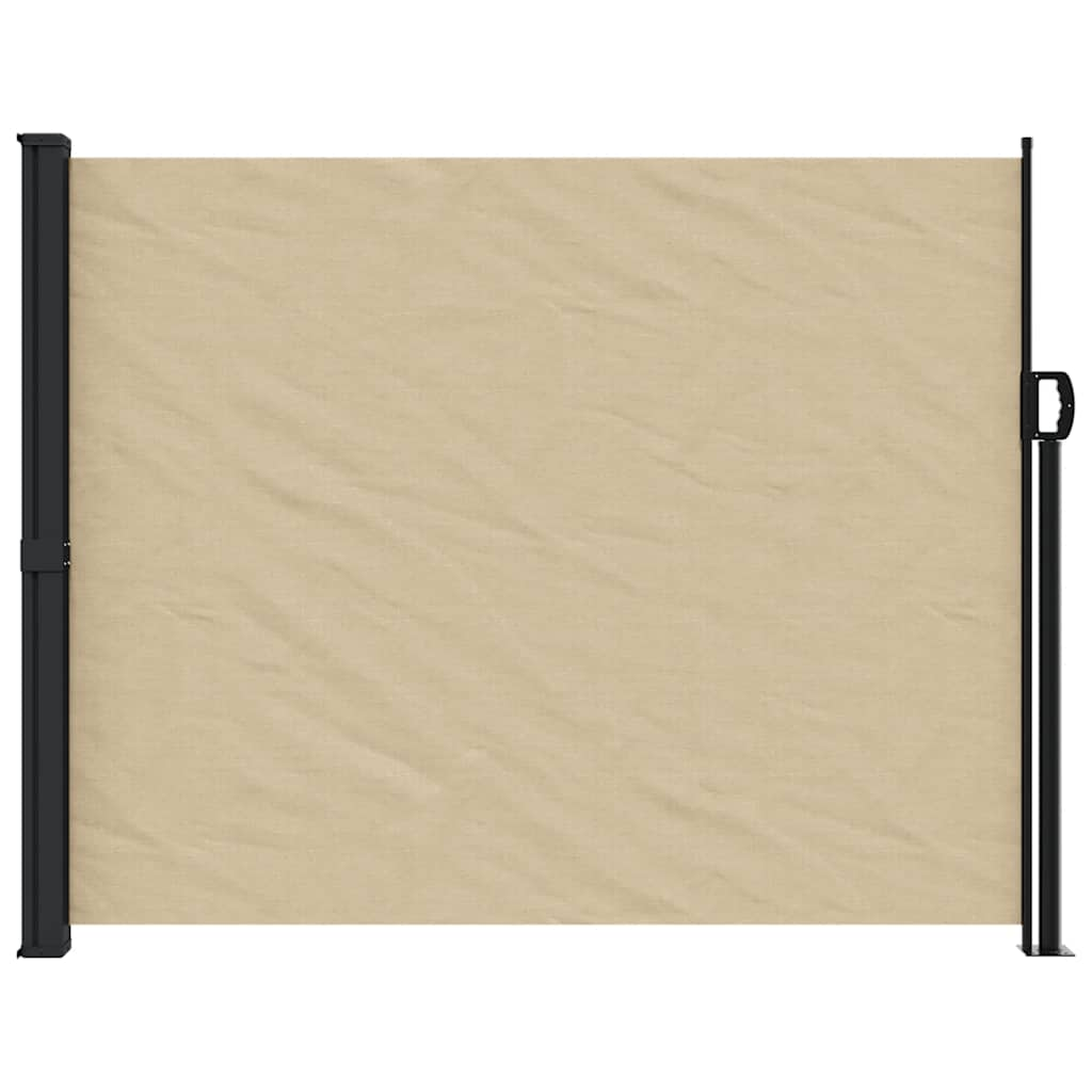 Vidaxl windscherm uittrekbaar 160x600 cm beige