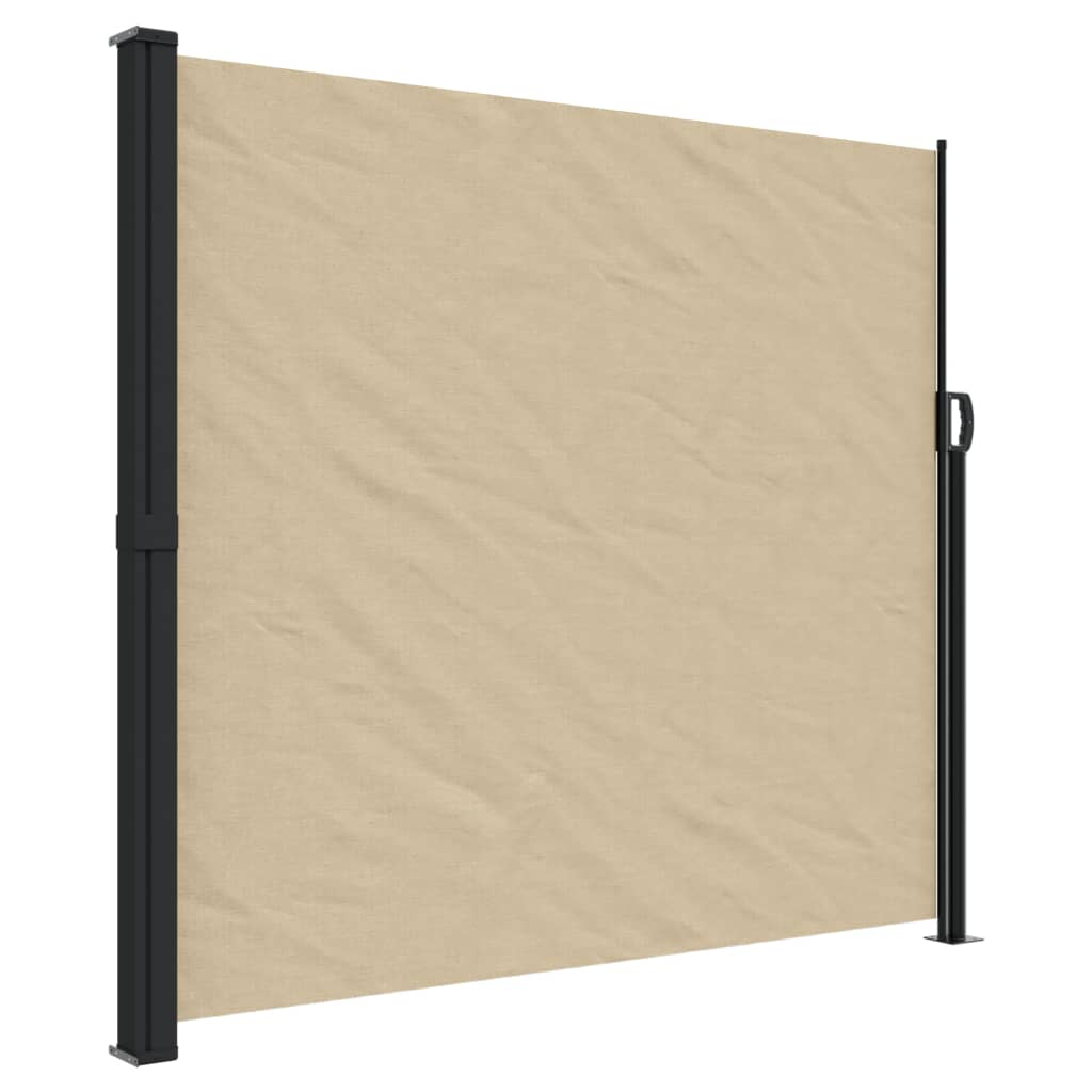 VidaXL Windscherm uittrekbaar 180x600 cm beige