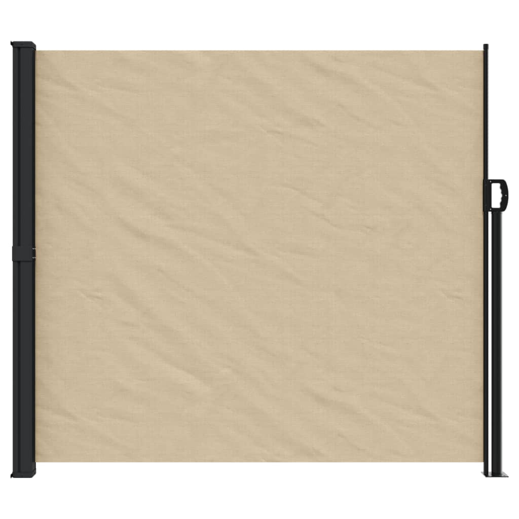 VidaXL Windscherm uittrekbaar 180x600 cm beige