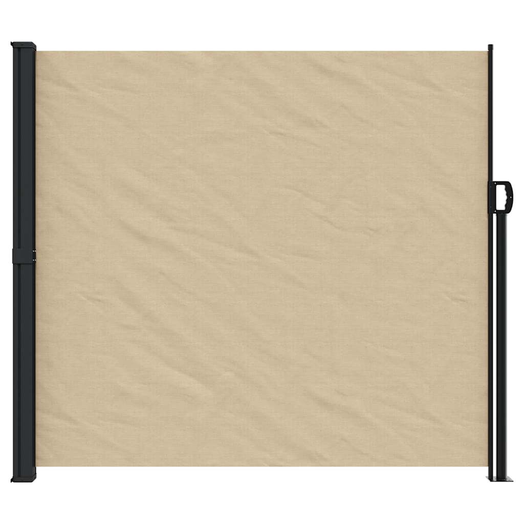 Vidaxl windscherm uittrekbaar 180x600 cm beige