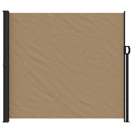 Vidaxl windscherm uittrekbaar 180x600 cm taupe