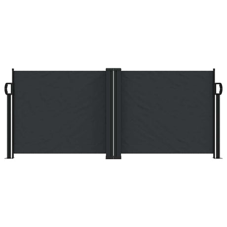 Vidaxl windscherm uittrekbaar 100x600 cm zwart