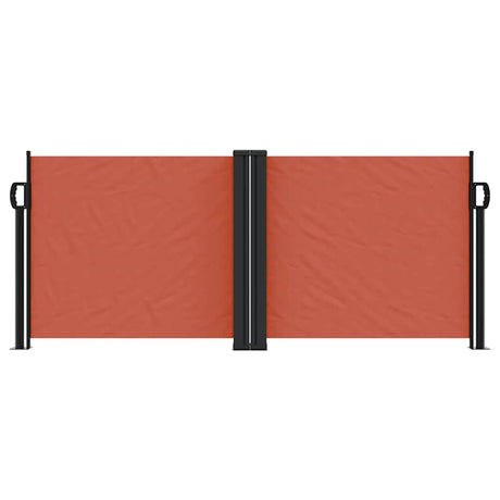 Vidaxl windscherm uittrekbaar 100x600 cm terracottakleurig