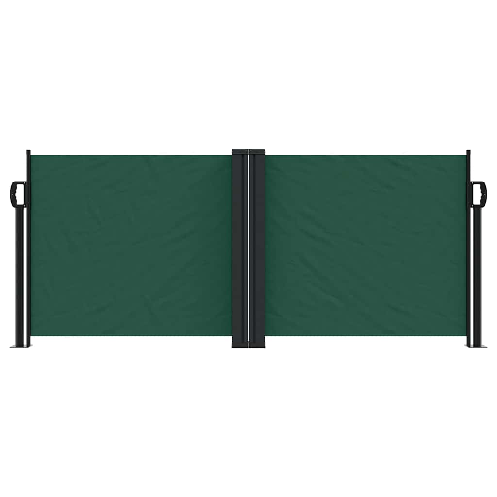 Vidaxl windscherm uittrekbaar 100x600 cm donkergroen