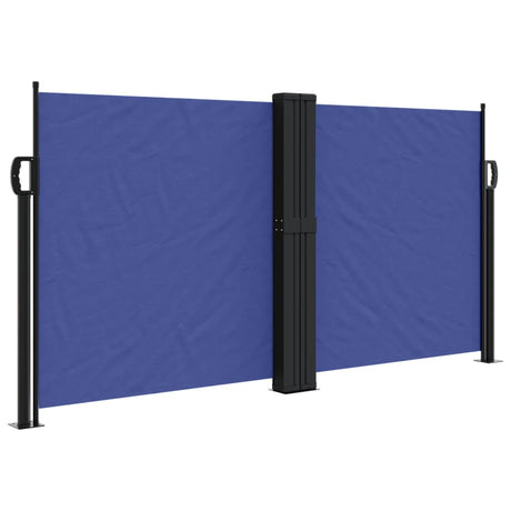 VidaXL Windscherm uittrekbaar 120x600 cm blauw