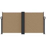 Vidaxl windscherm uittrekbaar 120x600 cm taupe