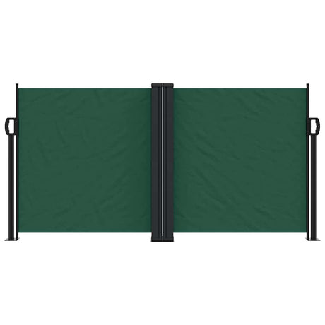 Vidaxl windscherm uittrekbaar 120x600 cm donkergroen