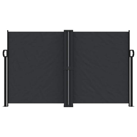 Vidaxl windscherm uittrekbaar 140x600 cm zwart