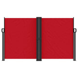 VidaXL Windscherm uittrekbaar 140x600 cm rood